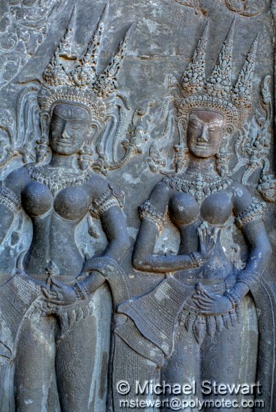 Angkor Wat Apsara Figures